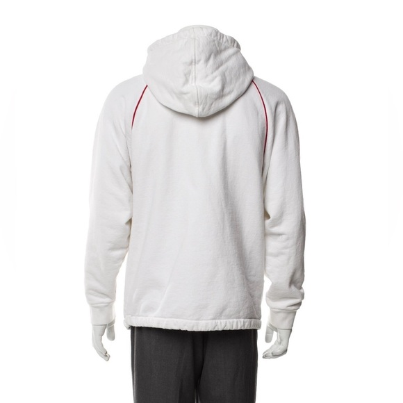 Gucci Web Accent thick White Hoodie Men’s Small - Picture 14 of 14